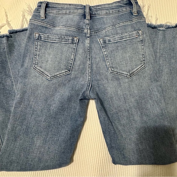 Mica Denim Kick Flare Cropped Jeans - Picture 5 of 6